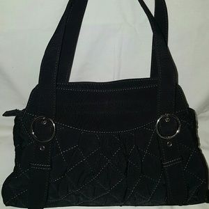 Vera Bradley Black Microfiber w/wallet